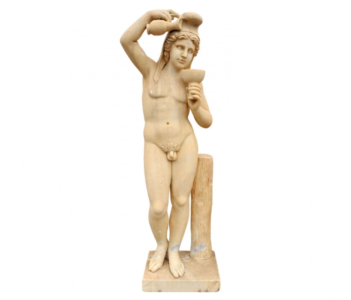 Aged Macael White Sculpture of...