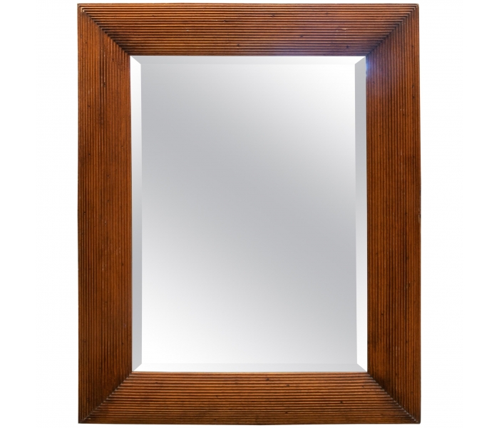 1980s Spanish Wooden Mirror
