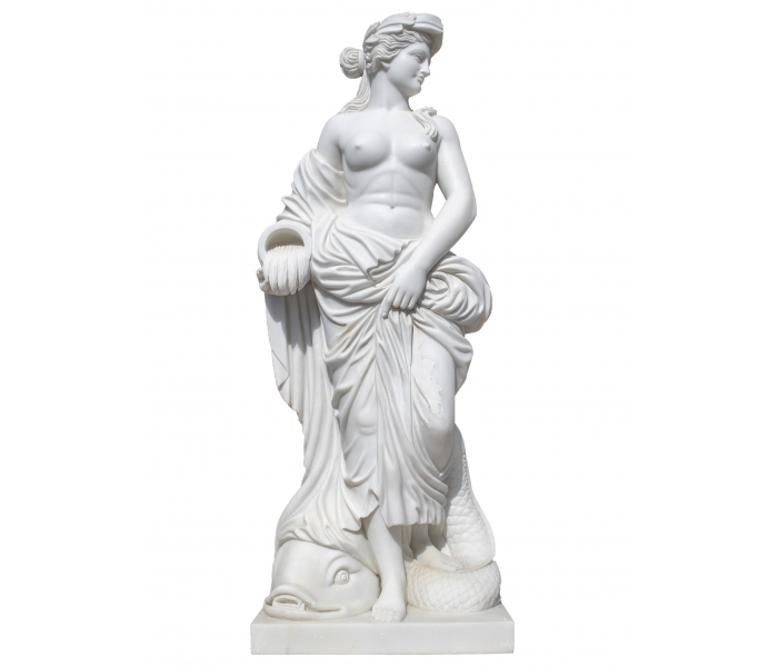 Escultura de mujer con cántaro de...