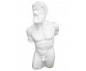 Faux marble reconstituted stone classical torso