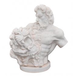 Busto de mármol de Hércules...
