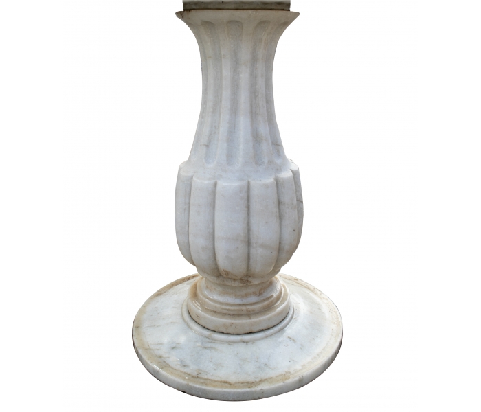 Carrar white and breccia marble...