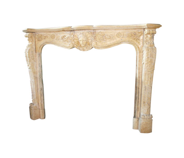 Large Egyptian yellow marble...
