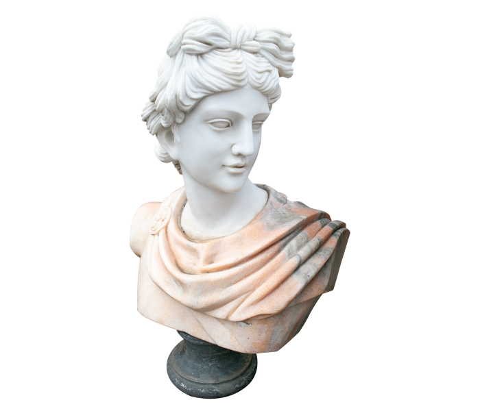 Busto de mujer romana en varios tipos...