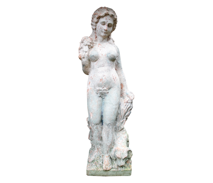 Escultura mujer desnuda de terracota