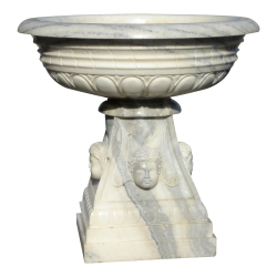 Macael white marble 1-tier...