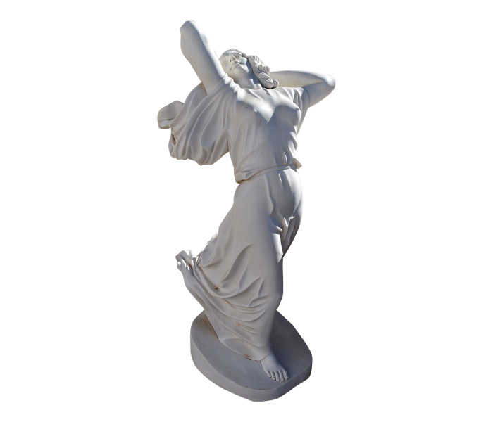 Carrara white marble Art Nouveau...