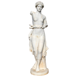 Carrara white marble woman...