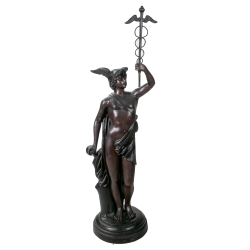 Escultura del dios Mercurio...