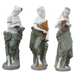 Set de tres esculturas...
