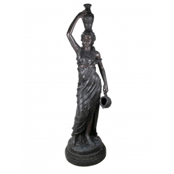Bronze Naiad woman with two...