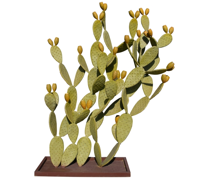 Modern Spanish hand painted cactus...
