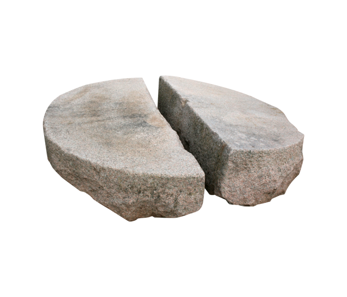 Piedra de molino antigua realizada en...