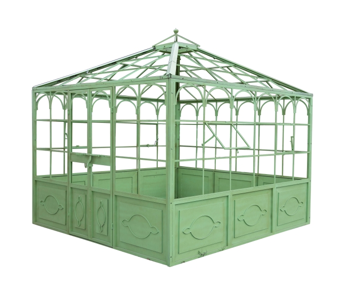 French Square Iron Garden Greenhouse...