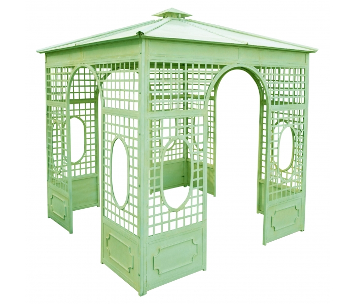 French Square Iron Garden Greenhouse...