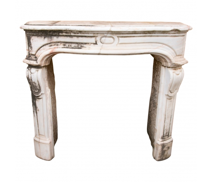 Antique 1850s French White Marble...