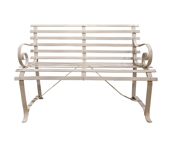 2-Seater Rivetted Iron Garden Bench