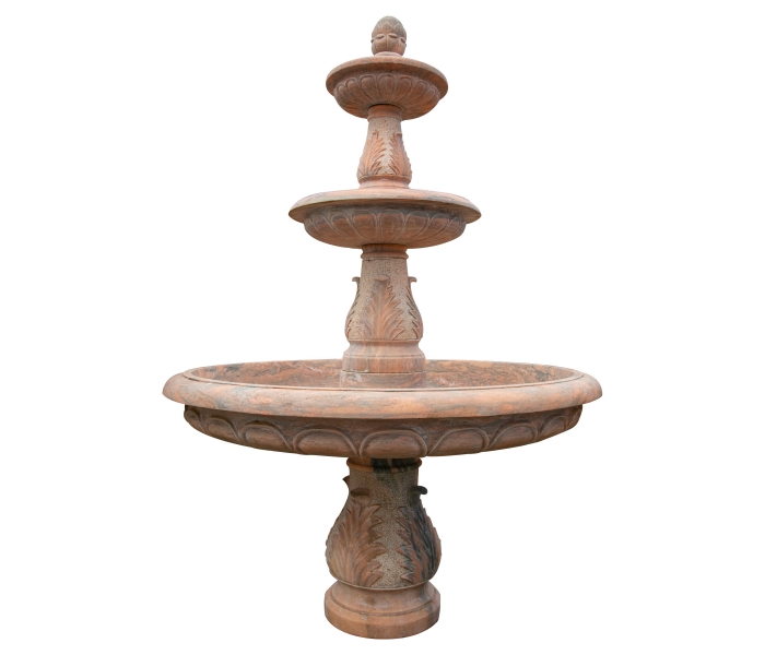 Hand Carved Fountain with Three...