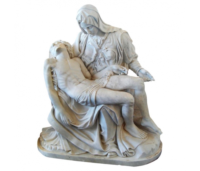 Hand Carved White Marble Reproduction...
