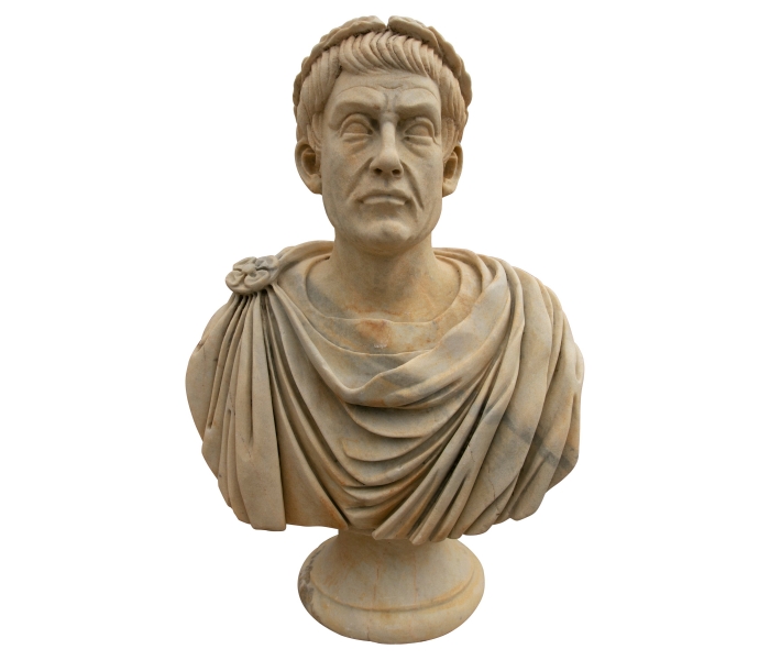Neoclassical Style Hand Carved Aged...