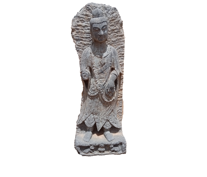 Buda de piedra tallado a mano