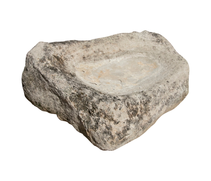Pila de piedra española tallada a mano