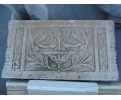 Antique hand carved stone relief 
