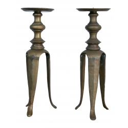 Pair of candle holders in...