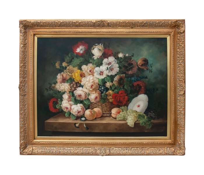Decorative hand-painted painting of...