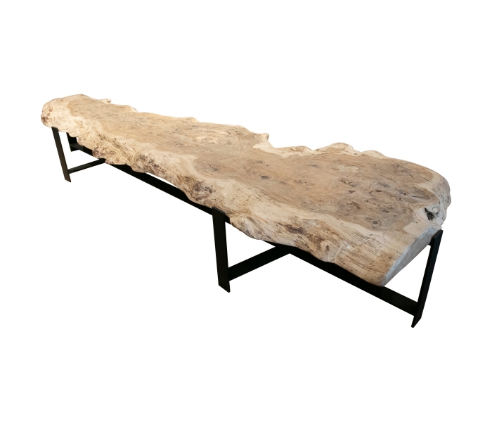 French elongated coffee table with...