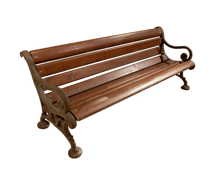 1970s Spanish wooden garden bench...