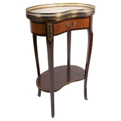 Wooden side table with...