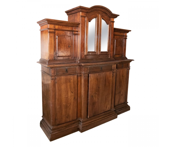 Spanish, solid wood wardrobe with...