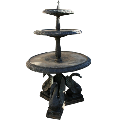 3-tier bronze fountain with...