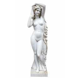 Escultura de dama en mármol...