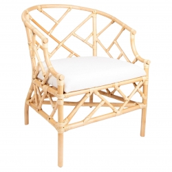 Rattan and Wicker Armchair...