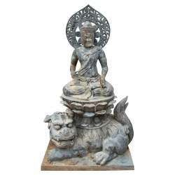 Escultura de bronce de Buda...