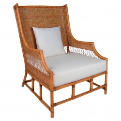 Bamboo and Wicker Armchairs...