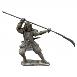Bronze Sculpture of Samurai...