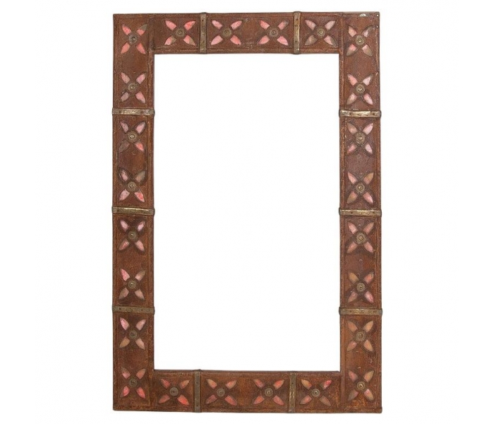 Iron Frame Decorated with Flowers,...