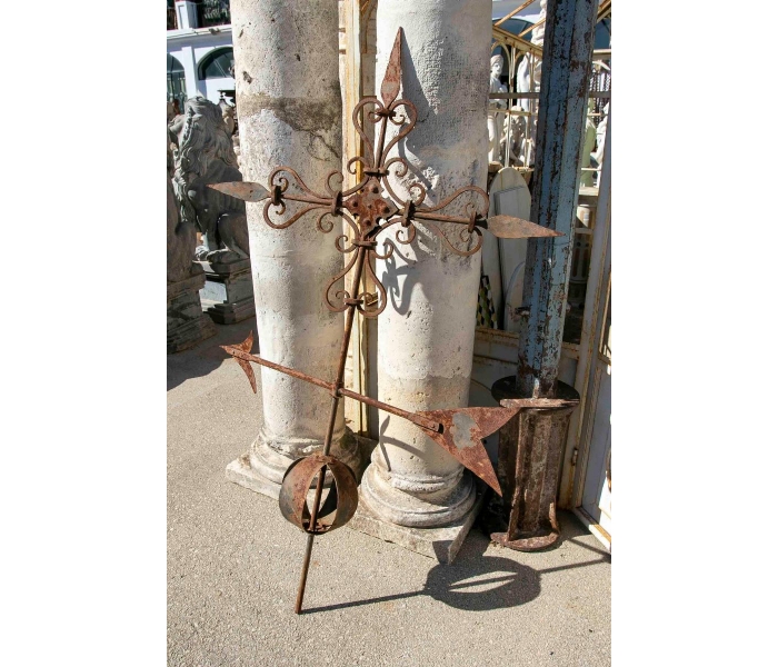 19th Century Spanish Iron Weathervane...