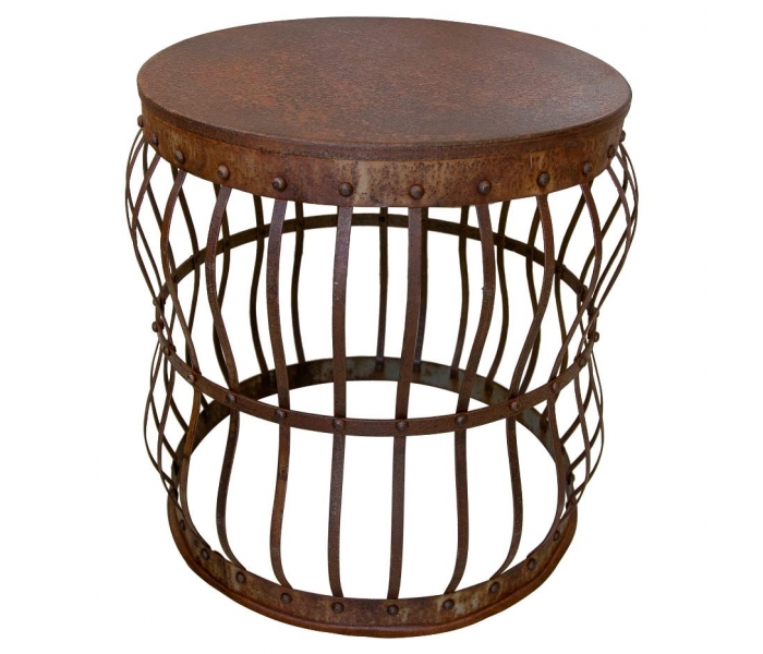 Round Iron Stool