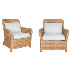 Pair of Rattan Armchairs...