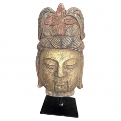 Escultura oriental cabeza...
