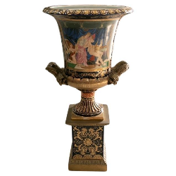 French style porcelain urn...
