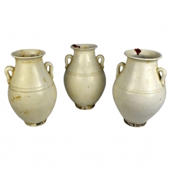 Set of Chinese white vases...