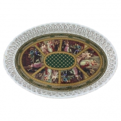 French style porcelain tray