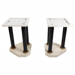 Pair of Lacquered Wood...