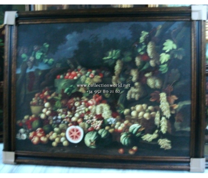 Large fruits still-life oil on canvas...