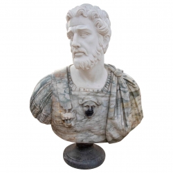 Busto romano en mármol...